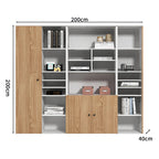premium executive bookcase oak display cabinet design kaguyasuCWG S056 detailed images 11