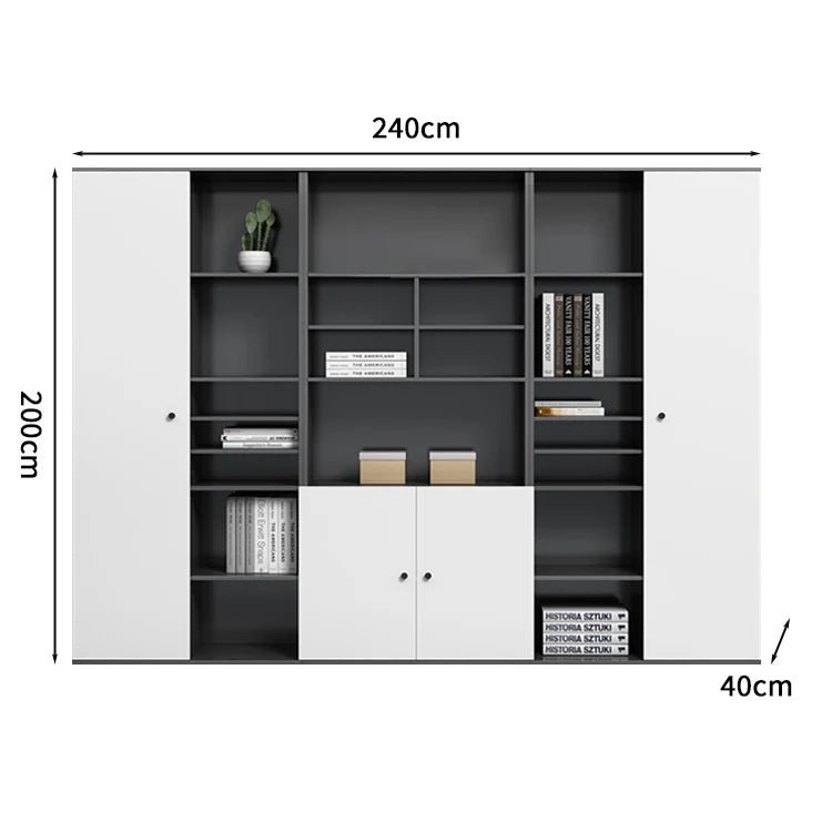 premium executive bookcase oak display cabinet design kaguyasuCWG S056 detailed images 3