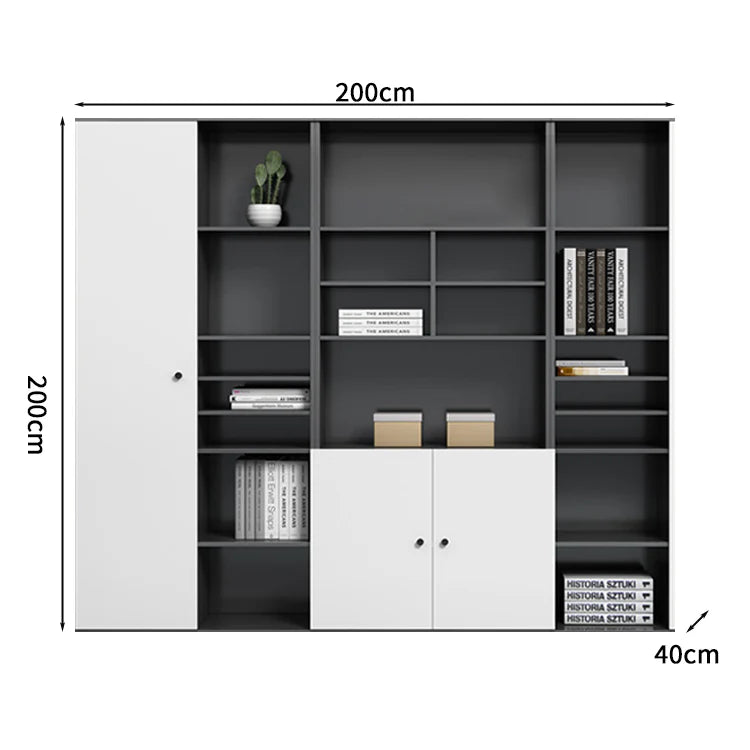 premium executive bookcase oak display cabinet design kaguyasuCWG S056 detailed images 30