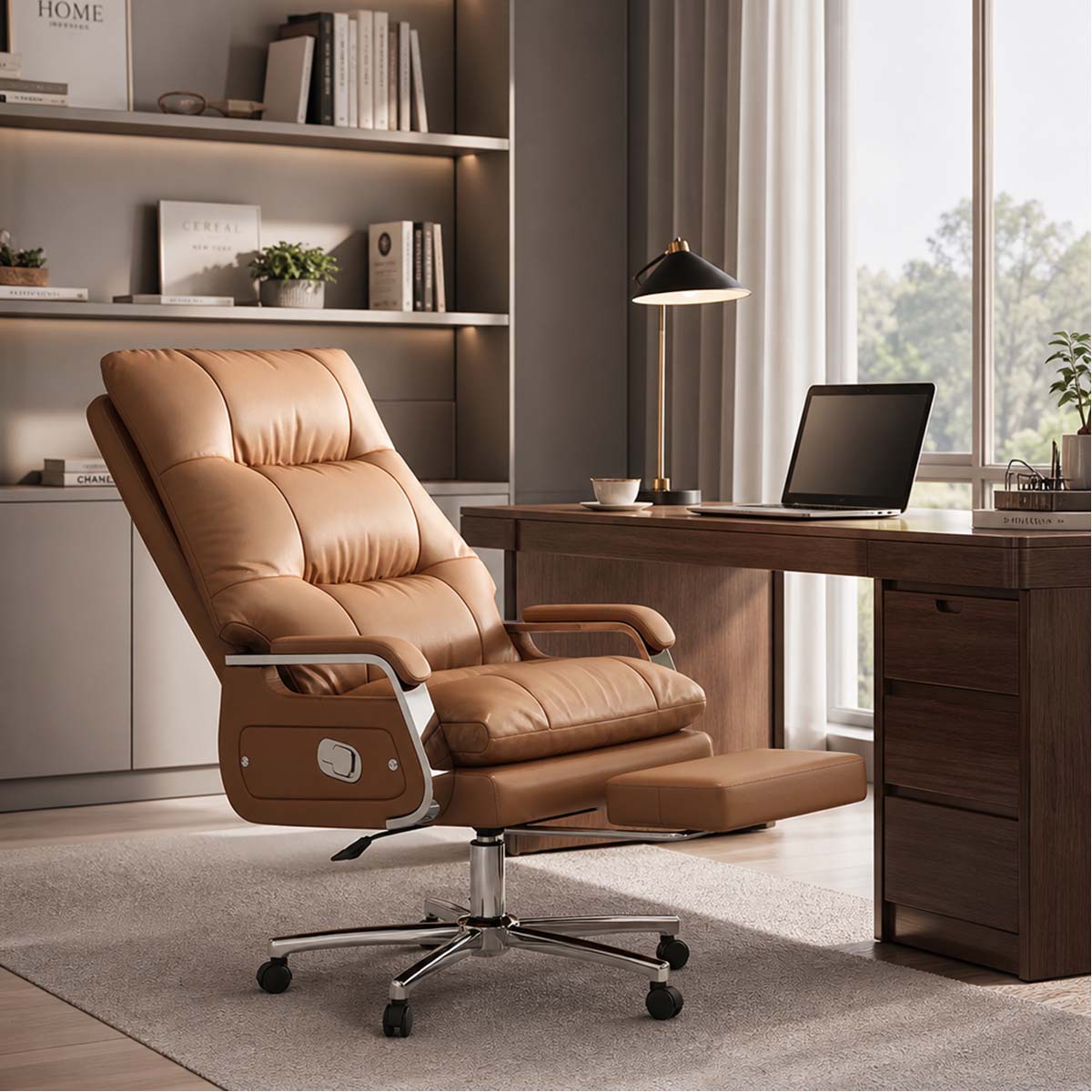 premium executive chair luxurious leather office chair kaguyasuLBY 2044 main images 1 Hauptbild