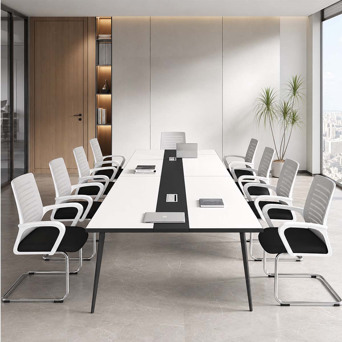 premium large conference room table modern boardroom desk kaguyasuBGZ m 010 main images 4 Main image