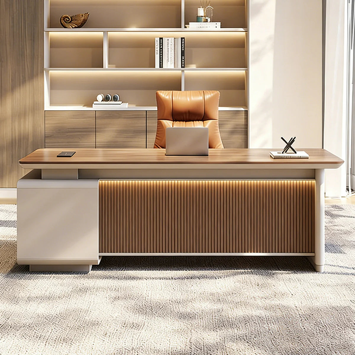 premium office desk executive desk with storage kaguyasuLBZ 2332 main images 8