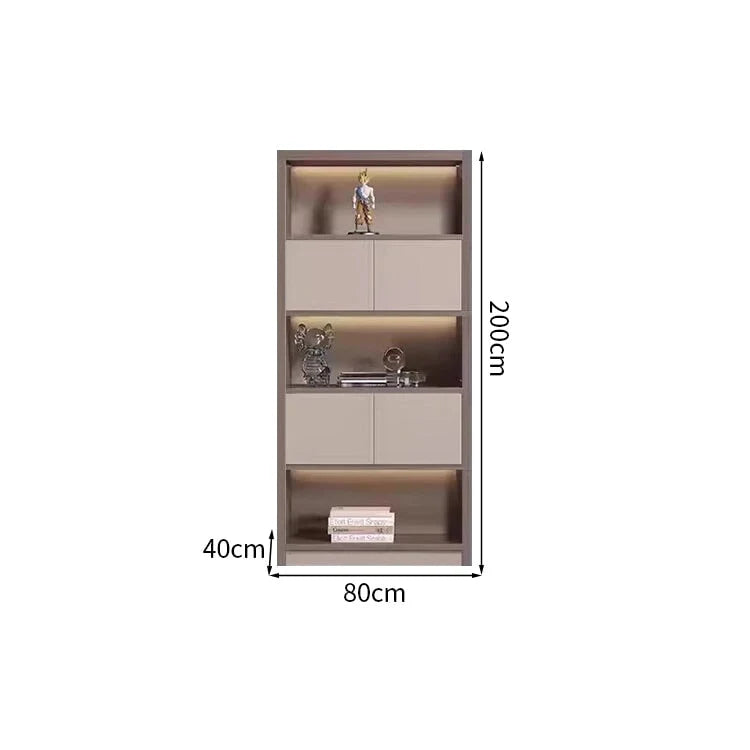 robust shelf shelving large capacity wood bookcase kaguyasuCWG K054 detailed images 1
