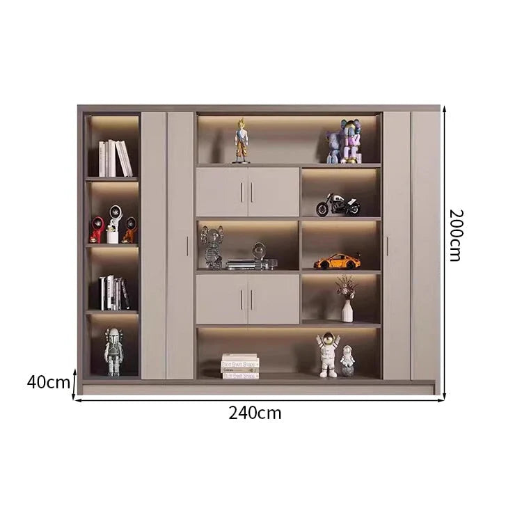 robust shelf shelving large capacity wood bookcase kaguyasuCWG K054 detailed images 18
