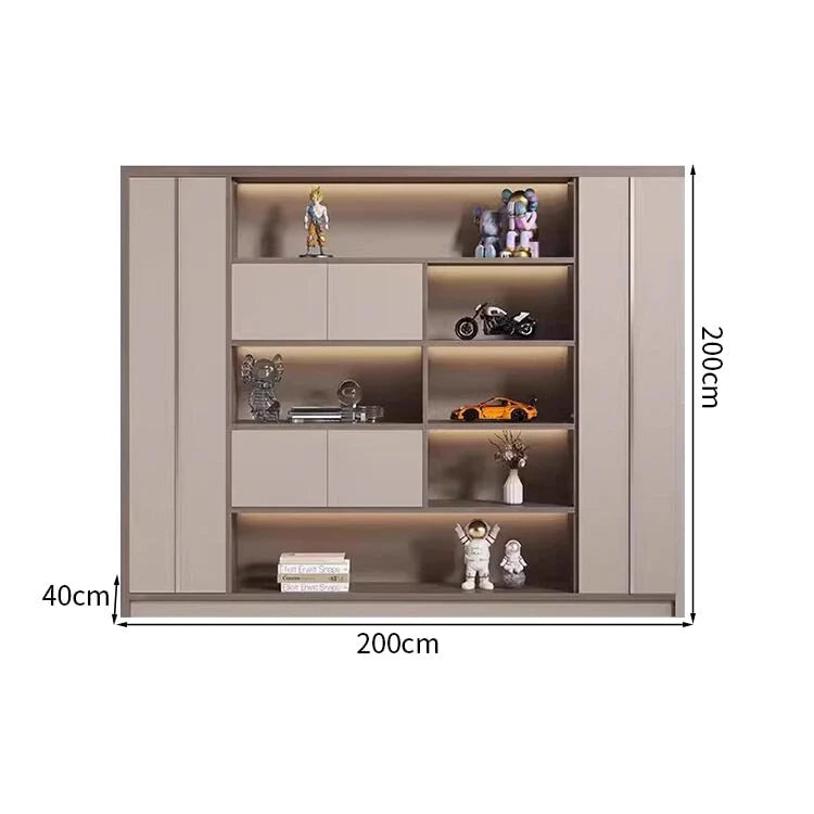 robust shelf shelving large capacity wood bookcase kaguyasuCWG K054 detailed images 4