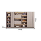 robust shelf shelving large capacity wood bookcase kaguyasuCWG K054 detailed images 6