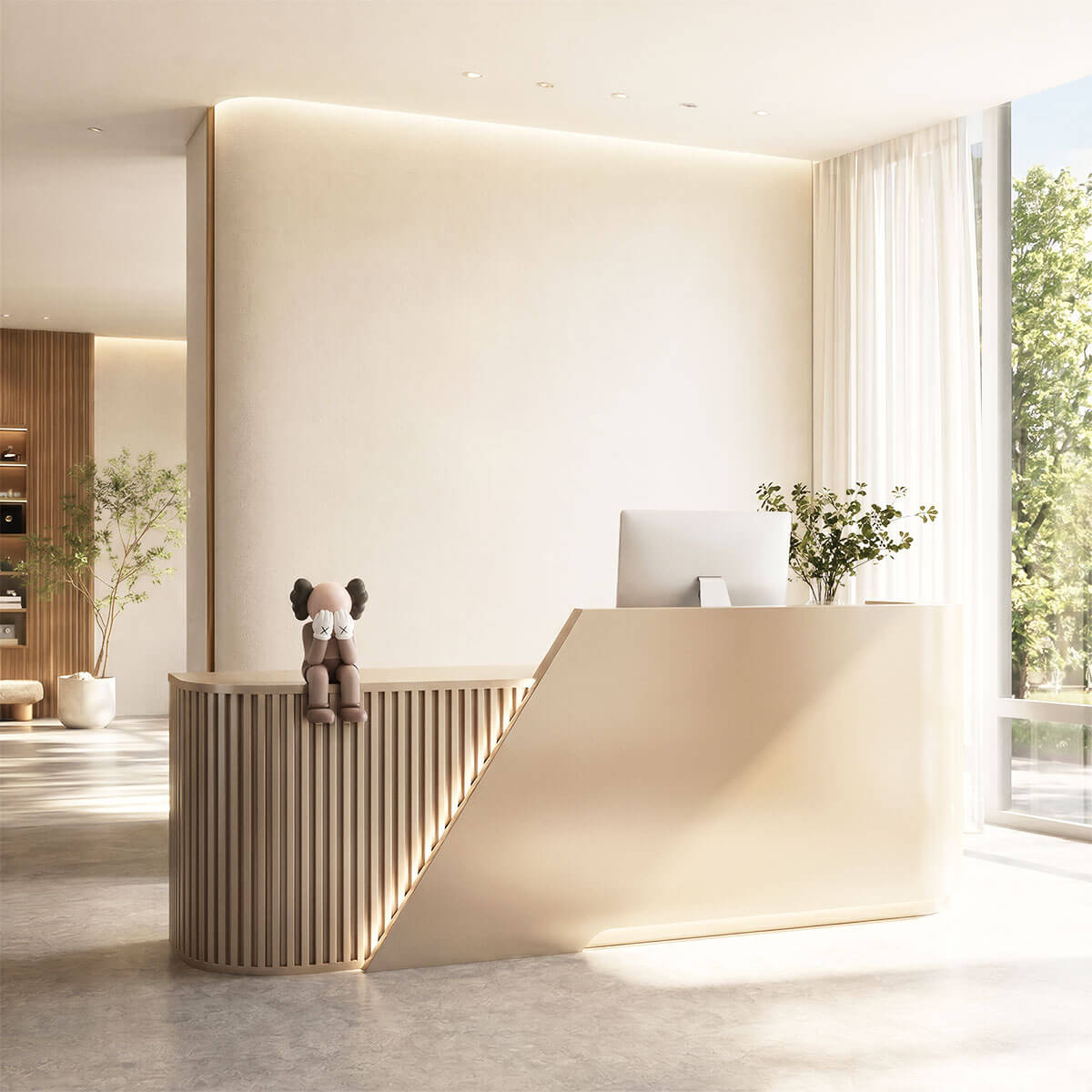 salon reception desk office reception desk kaguyasuJDT K094 main images 1 Main image