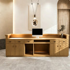 salon reception desk uk wooden reception desk kaguyasuJDT M012 main images 10