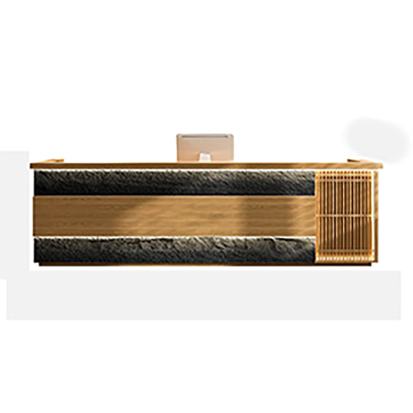 Salon Reception Desk UK | Wooden Reception Desk | Kaguyasu Secondary image