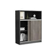 Sleek Grey Bookcase | Eco-Friendly Shelves With Wood