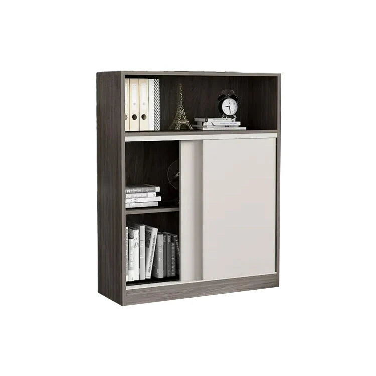Schlankes graues Bücherregal | Umweltfreundliche Regale mit Holz | Kaguyasu Zweitbild