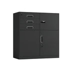 sleek steel drawer pedestal cube with storage bookcase kaguyasuCWG 2044 main images 1