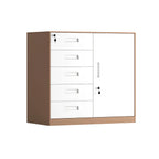 sleek steel drawer pedestal cube with storage bookcase kaguyasuCWG 2044 main images 40