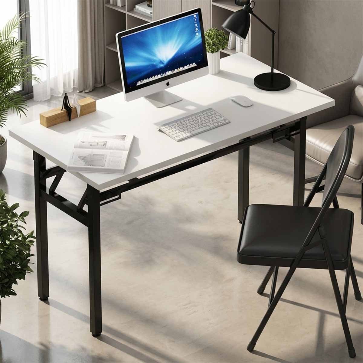 small folding desk compact computer desk kaguyasuBGZ k 008 main images 4