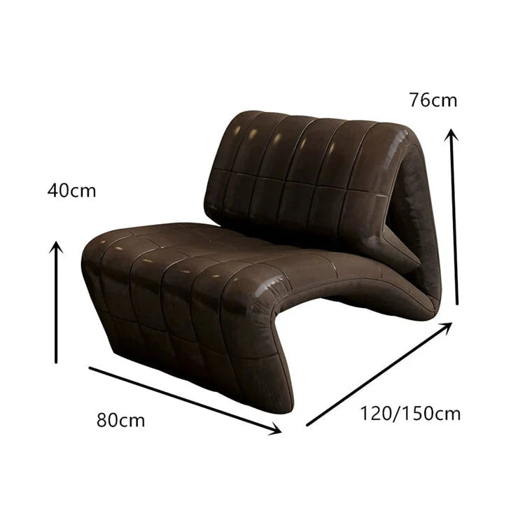 small office sofa premium 1 seater recliner sofa kaguyasuBSF K046 detailed images 2
