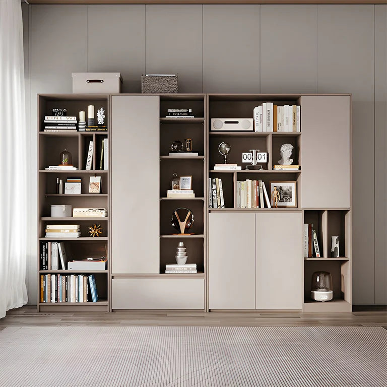 versatile bookshelf elegant storage units with doors kaguyasuLBG K027 main images 1 Hauptbild
