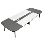 Rectangular Conference Table - 12-Seat Wooden Desk - product image 6