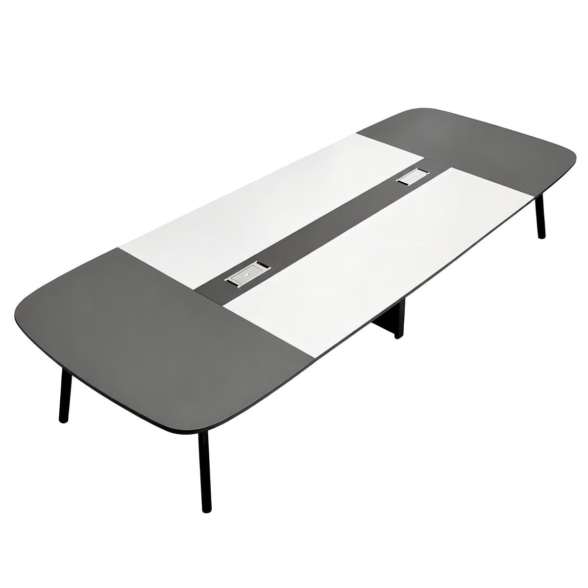 Rectangular Conference Table - 12-Seat Wooden Desk - product image 6