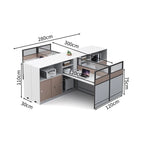 white desk with drawers white l shaped desk kaguyasuBGZ M002 main images 10